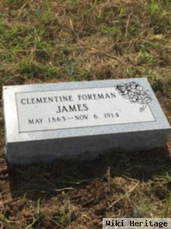 Clementine "clemmie" Foreman James