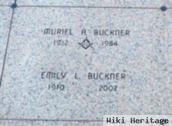 Muriel A Buckner