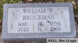 William W Brockman