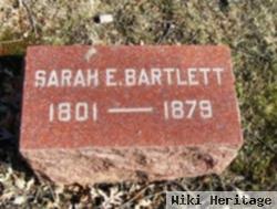 Sarah E Bartlett