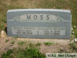 Elizabeth A Mccrory Moss