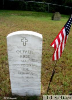 Maj Oliver Rice