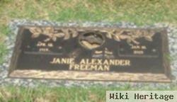 Janie Alexander Freeman