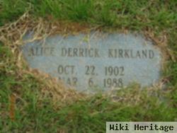 Alice Jane Derrick Kirkland