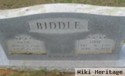 Julius Olin "obie" Biddle