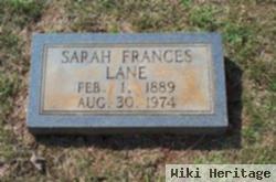 Sarah Frances Lane