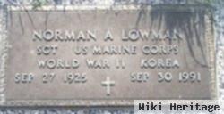 Sgt Norman A Lowman