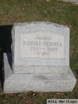 Barbara Frederick