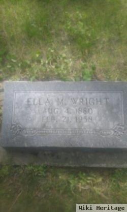 Margaret Ella "ella" Menagh Wright