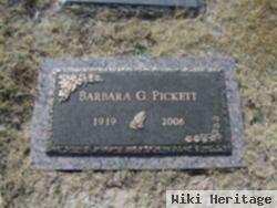 Barbara Grace Faubion Pickett