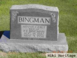 Minnie Gerlt Bingman