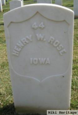 Henry W Rose