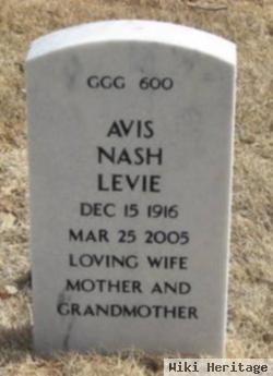 Avis Virginia Nash Levie