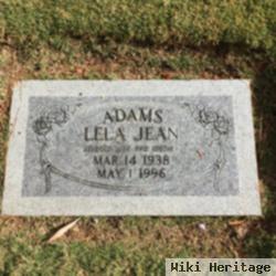 Lela Jean "jean" Lewis Adams