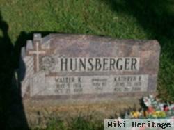 Walter Hunsberger