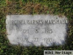 Virginia Barnes Marshall