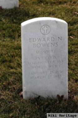 Edward N Bowens