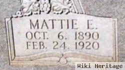 Martha Elizabeth "mattie" Burch Billingsley