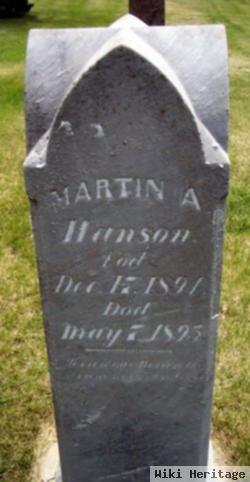 Martin A. Hanson