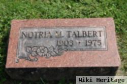 Notria M Talbert