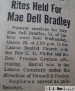 Mae Dell Goolsby Bradley