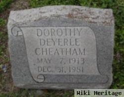 Dorothy Mae Deyerle Cheatham