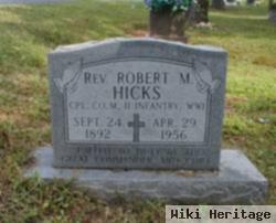 Rev Robert M. Hicks