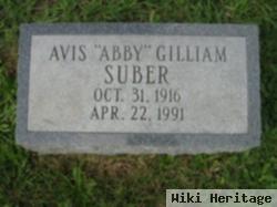 Avis "abby" Gilliam Suber