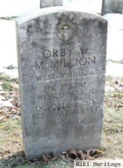 Pfc Orby W. Mcmillion