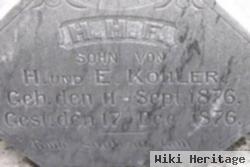 H. H. F. Koehler