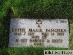 Edith Marie Fancher Britt