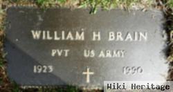 William H Brain