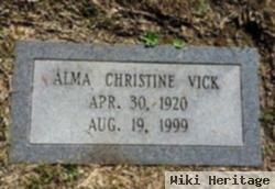 Alma Christine Vick