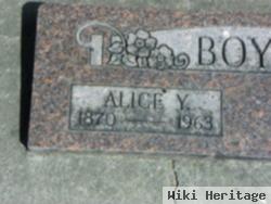 Alice Y. Boyer