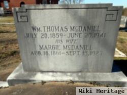 William Thomas "tom" Mcdaniel