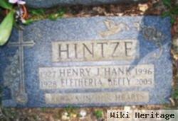 Henry J "hank" Hintze