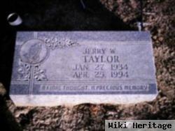 Jerry W Taylor