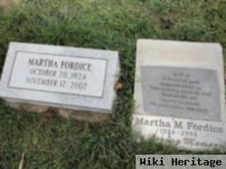 Martha Marie Fordice