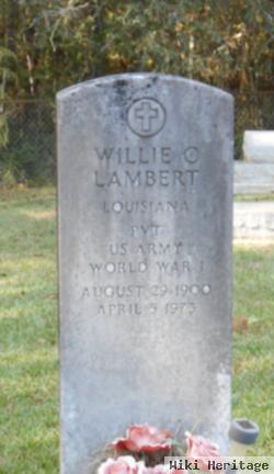 Willie C. Lambert