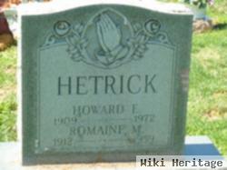 Romaine Minnie Shaffer Hetrick