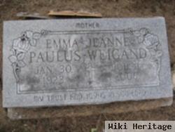 Emma Jeanne Paulus Weigand