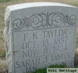 Sarah J Taylor