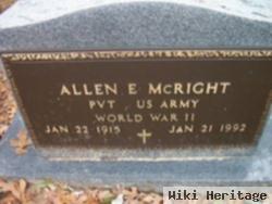 Allen E Mcright