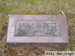 Anna H Hull Pett