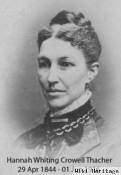 Hannah Whiting Crowell Thacher