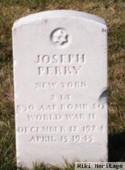 2Lt Joseph Perry