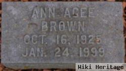 Ann Agee Brown