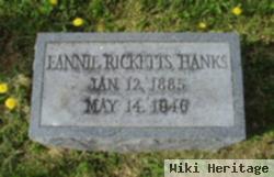 Fannie Susan Ricketts Hanks