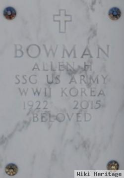 Allen H Bowman