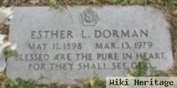 Esther L Dorman